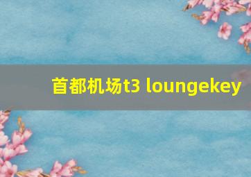 首都机场t3 loungekey